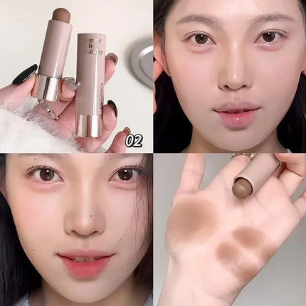 Waterproof Nose Shadow Contouring Bronzer Highlighters Stick Matte Grey Brown Bronzer Contouring Stick Face Brighten Cosmetics