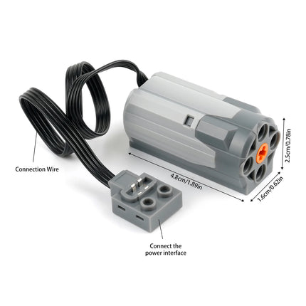MOC Bluetooth Remote Control Set with Rechargeable Battery Box Programmable M Motor for Technical-Compatible Building Blocks DIY