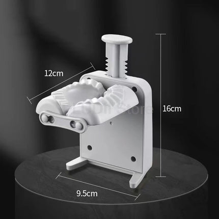 Double Head Automatic Dumpling Maker Machine 2 In 1 Press Dual Slot Design for Home Use ABS Manual Folding Dumpling Press Tool