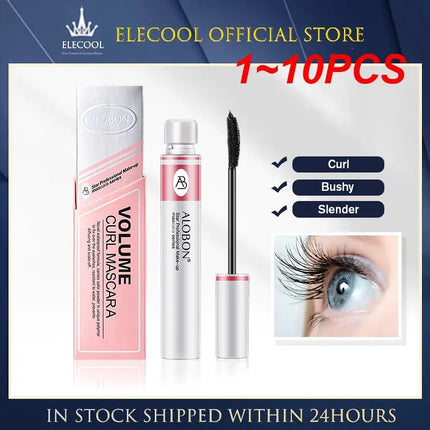 1~10PCS 12ml Fiber Lashes Black Mascara Waterproof No smudging Curl Eyelash Extension Colossal Mascara Volume Cosmetics Eye