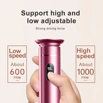 Aluminum Alloy Electric Foot Grinder For Feet - Dual Power Type-C/Battery, Callus & Dead Skin Remover Pedicure Tool  USB