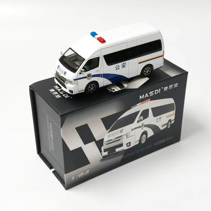 MASSDI Diecast 1:64 Scale HIACE H200 Car Alloy Simulation Car Model Adult Classic Hobby Colletcion Souvenir Display Holiday Gift