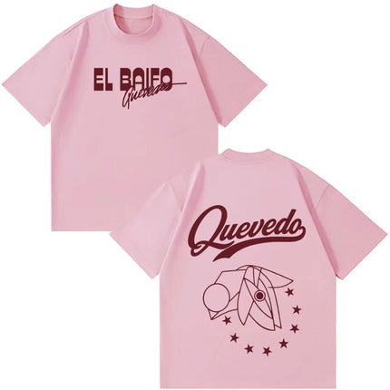 QUEVEDO EL BAIFO Album 2026 Tour Merch T Shirt Men Women Fashion T-shirt Summer Short-sleeved Cotton Casual Vintage T-shirts Top