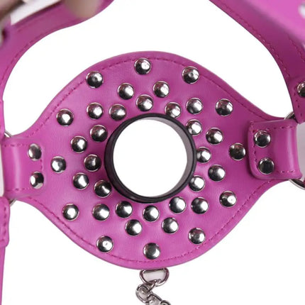 Adult Oral Sex Toys Exotic Bondage Gear Slave Gag Ring with Open Mouth Ball Gag for Couples Sexual Experimentation And Role Play