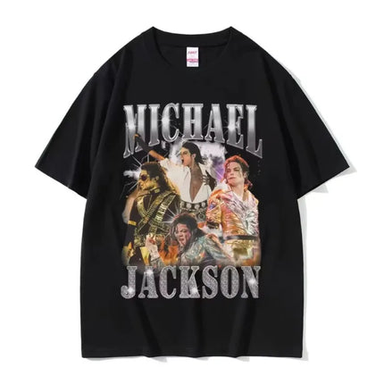Classic Vintage Michael Jackson Graphic T-shirt Men Women Clothing Fashion Retro Gothic Rock Tshirts Male Punk Oversized T Shirt