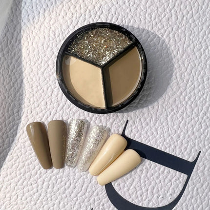 3 Colors Solid Cream Color Gel Nail Polish Soak Off UV LED Lamp Gel  Nail Tips Varnish Painting Japanese Canned Solid Gel Cream
