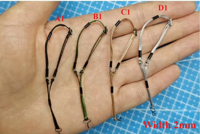 1/12 Scale Adjustable Gun Strap Model for 6'' Figure（Only gun straps）
