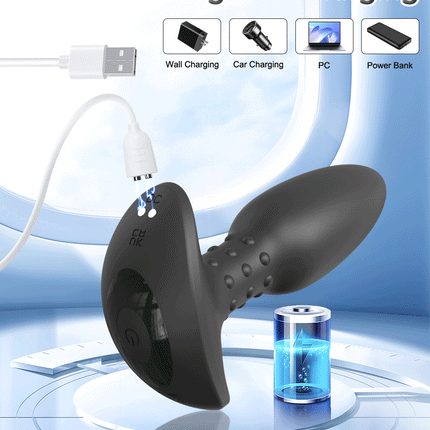 360° Rotation Vibration Anal Plug Butt Plug Sex Toys for Women Men APP Prostate Massager Wiggle  Anal Vibrator Sex Toy for Male