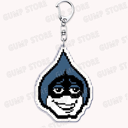 Cute Game Deltarune Keychains for Accessories Ralsei Kris Susie Spamton Undertale Angel Jewelry Keyrings Fans Gaming Gamer Gifts