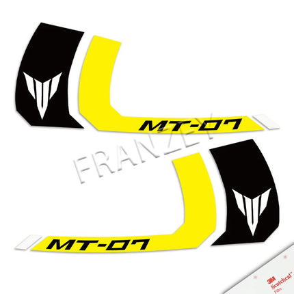 Motorcycle Fuel Tank Sticker 3M Stripe Logo Decal Accessories Waterproof For YAMAHA MT-07 MT07 mt 07