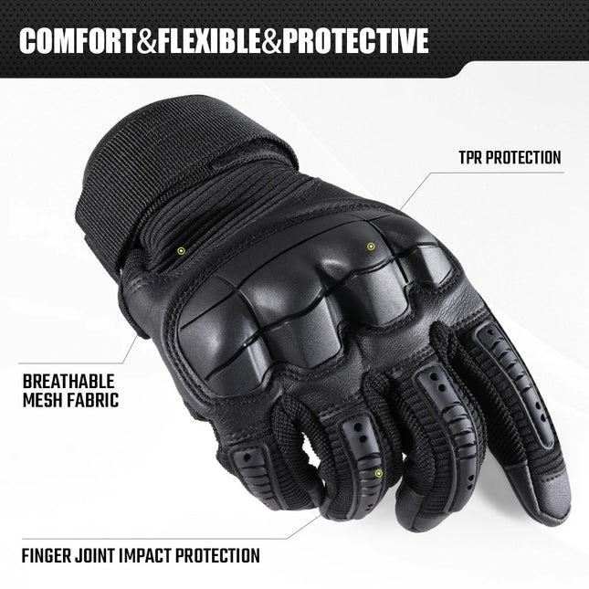 Touch Screen Hunting Gloves Hard Shell Outdoor Sports Hiking Cycling Camping Paintball Motorcycle Bike Anti-skid Protective Gear