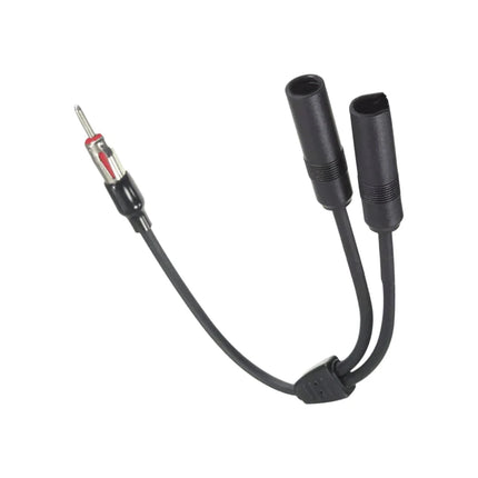 Car Antenna Cable Adapter Aluminum Plug In 1 For 2 Radio Antenna Extension Cable Meet More Connectivity Needs Antenna For Car