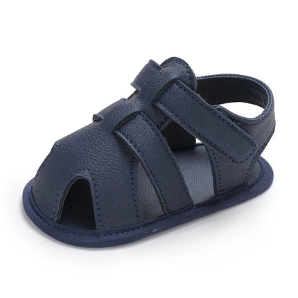 0-18M Baby Walking Sandals - Breathable Anti-Slip Soft Sole Shoes for Newborn Boys & Girls, Summer Infant First Walkers