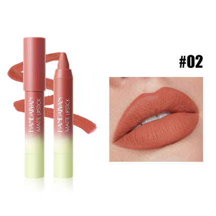 8 Colors Matte Lipstick Long Lasting Waterproof Hydrating Lip Liner Non Sticky Lightweight Velvet Lipliner Moisturizing Cosmetic
