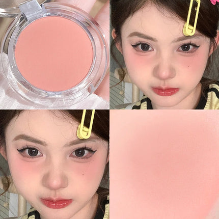 HISYI monochrome blush whitening matte cosmetics natural smudge nude makeup blush plate