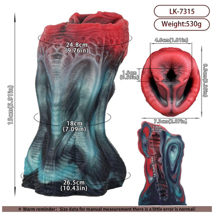 GEEBA safer sex products Male Masturbator Silicone Alien Monster Penis Sleeve Adult Sex Toy for Men Fantasy Pocket Pussy Stroker