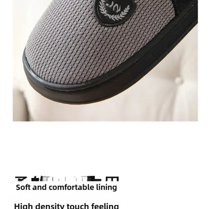 2023 New Winter Fleece-lined Cotton Slippers For Men Women Home Use Non-slip Thick Bottom Indoor Outdoor Wear Couples Warm