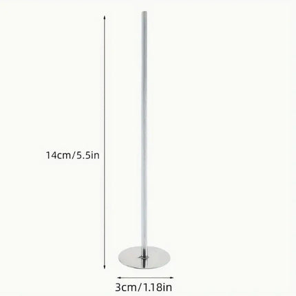 1/2Pcs Flower Nails Cake Decorating Kit Heating Rod For Pan Core Cupcake Too Baking Stainless Steel Tool Sliver Cake Heating Rod