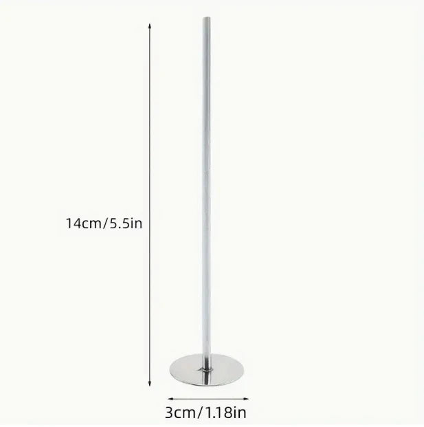 1/2Pcs Flower Nails Cake Decorating Kit Heating Rod For Pan Core Cupcake Too Baking Stainless Steel Tool Sliver Cake Heating Rod