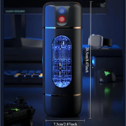Intelligent Voice Automatic Male Sucking Masturbator Vibration Blowjob Machine Cup Sex Toys Adult for Men Masturbate Supplies 18