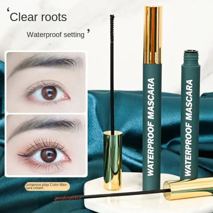 4D Mascara, Black, Waterproof, Ultra-Long, Volumizing, Long-Lasting Smudge-Proof, Perfect Festivals and Special Occasions