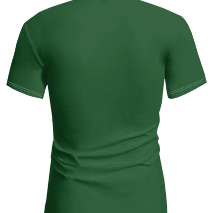 3D Digital Printed Clover Green Retro Men's Classic Lapel Casual Comfortable Sports Quick-Drying Short-Sleeved Polo T-shirt