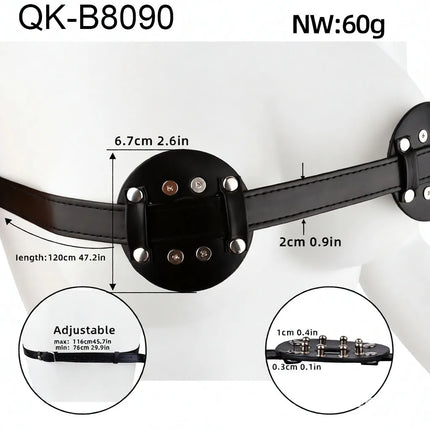 QKKQ Woman Breast Cover Nipples Covers Female Chest Hood Breast Binder Body Bondage BDSM Sex Toys For Women Men 18+ Adults Game