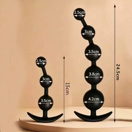 Silicone Anal Beads Dilator Big Anals Balls Long Ass Anus Butt Plug Hard Anal Plug Buttplug Anal Sex Toys Dildos for Women Men