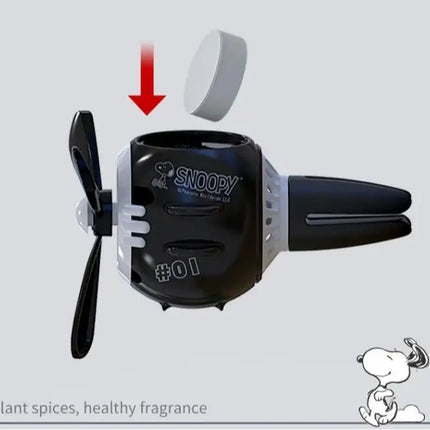 Snoopy Air Freshener Flying Propeller Pilot Series Car Accessories Anime Figures Aromatherapy Fragrance Diffuser Car Decor Gifts