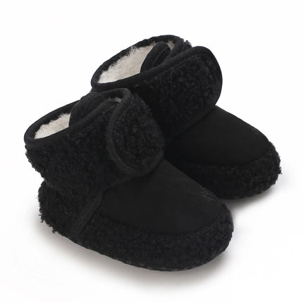 0-18M  Boots For Newborn Baby Girl Snow Boots Winter Thermal Shoes Plush Ankle Boots Winter Baby Boys And Girls Thermal Shoes