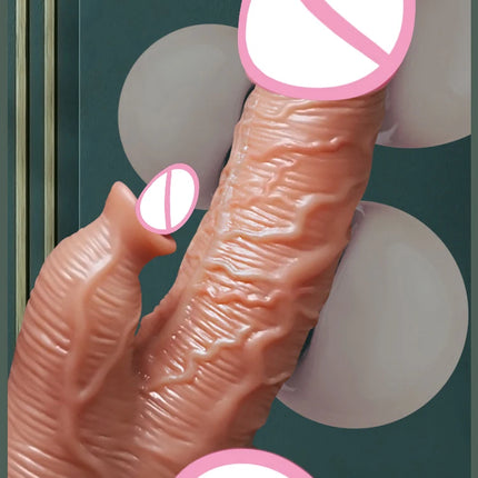 Realistic Dildo Telescopic Swing Heating Vibrator for Women Clitoris Vaginal G Spot Stimulation Massager Adult Pleasure Sex Toy