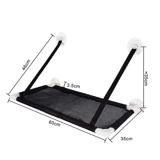 Cat Hammock Suction Cup Windowsill Cat Comfortable Hammock Summer Breathable Mesh Single/Double Hanging Beds Pet Accessories