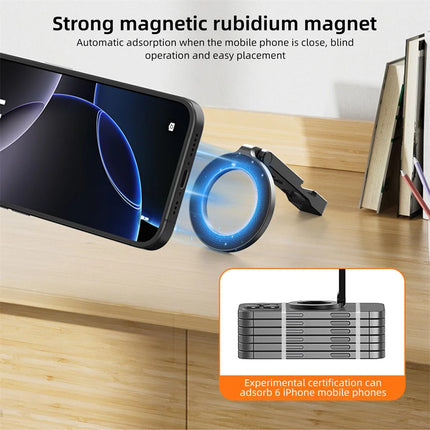 VRIG Multi-function Magnetic Phone Holder w 1/4"-20 Cold Shoe Desktop Phone Tripod Mount For MagSafe iPhone Android Mic Lights