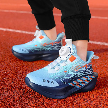 Children Sports Shoes Light Comfort Soft Wear-resistant Mesh Summer Outdoor Running Shoes New Thick Soled Damping Sneakers