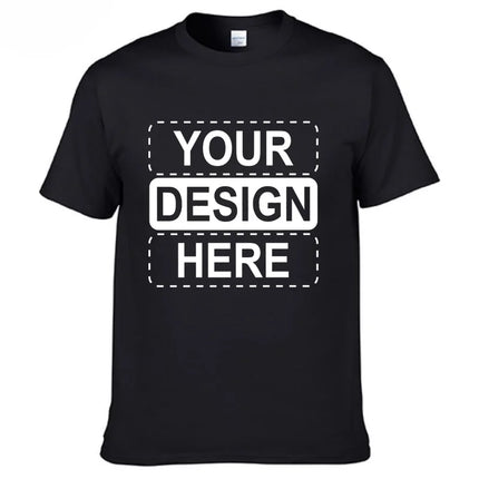 New Customized Printed Leisure T Shirt Harajuku Women Tee DIY Your Like Photo Or Logo T-shirt Fashion Custom Men Tops Tshirt