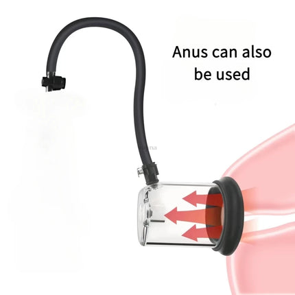 Penis Vacuum Pump Pump Glans Trainer Cup Electric Men Suction Glans Sucker Massager Anal Sex Machine Manual Adult Sex Toys for
