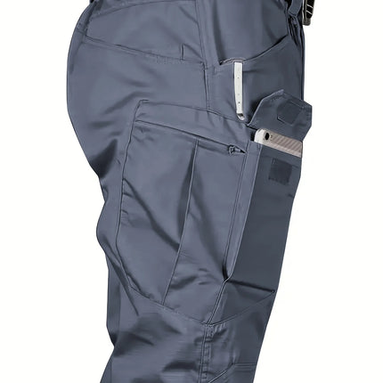Men's Tactical Cargo Pants 6XL Plus Size Outdoor Casual Sports Pant Hiking Fishing Waterproof Multi-pocket Men Trousers
