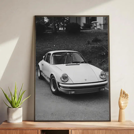 Black and White Luxury Car Vehicle Poster Modern and Elegant Wall Stickers for Home Decor Living Room Dormitory Wall Art