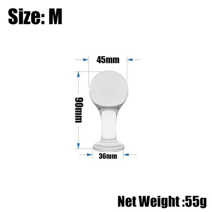 Black Smooth Butt Plug with Flared Base Prostate Massager for Men And Women Beginner Anal Training Toy