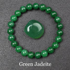 39 Green Jadeite / 21cm-8.3inch / 8mm beads