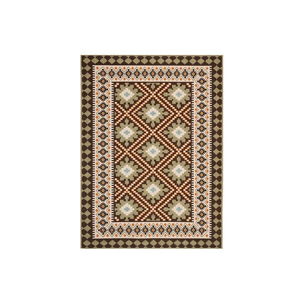 VIKAMA 1PC  Living Room Sofa Coffee Table Cushion Bedroom Bed Blanket Home Decor Moroccan Crystal Velvet Carpet Large Area