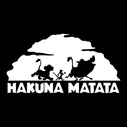 Lion King Hakuna Matata Vinyl Art Decals Car Window Laptop Decoration, Pumba Simba Nala Wall Sticker Kids Room Wall Decor