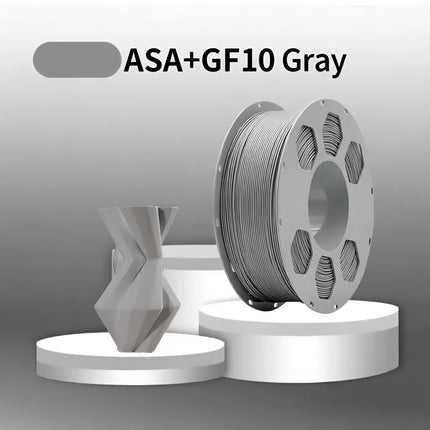 ASA GF Filament 1.75mm Glass Fiber Reinforced ASA High Temp Resistance 3D Printing Materials No Warping No Clogging