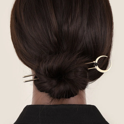 Simple Large U Shape Hair Clips Pins for Women Imitation Pearl Enamel Hair Sticks Bride Hair Styling Accessories Headwear Gift