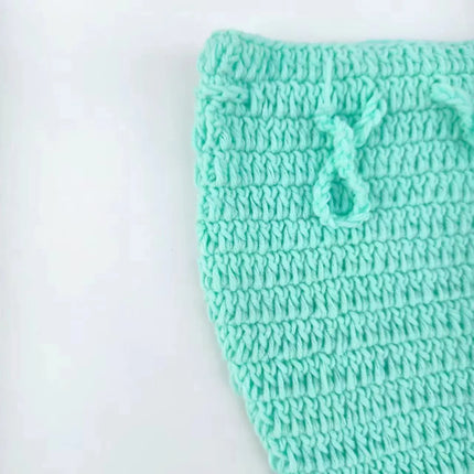 Mermaid Set Newborn Photography Clothes for 0-6M Girls Toddler Bodysuit Baby Souvenirs Photography Accessories