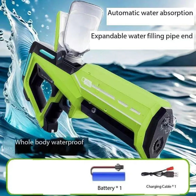 Electric Water Guns For Adults Powerful Squirt Automatic Water Suction Water Blasters Summer Outdoor Beach Toy Water Play Toys