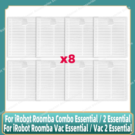 Compatible For iRobot Roomba 105 Combo, Roomba Combo Essential / 2 Essential  Main Side Brush Hepa Filter Mop Dust Bag Parts