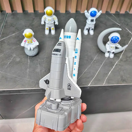Rocket launch kit launch toys space rocket launch pad space station model children's assembly toys