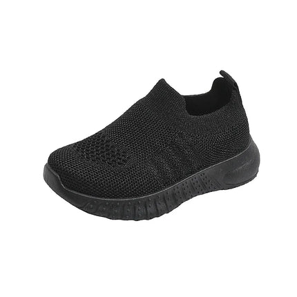Children's Running Sneakers Boys Girls Casual Mesh Breathable Non-Slip Walking Patchwork Tennis Toddler Soft-Soled Girls' Shoes