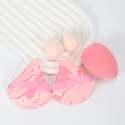 5Pcs Professional Makeup Sponge Set - Soft, Gentle, Multi-Purpose Tools for Perfect Foundation, Powder and Blush Application